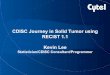 CDISC Journey in Solid Tumor using RECIST 1.1 Kevin Lee€¦ · RECIST!1.1! PD! Cycle5 20120301 13 00101001 NTRGRESP! Non\targetResponse! RECIST!1.1! NonCR/NonPD! Cycle5 20120301