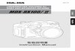 UNDERWATER HOUSING for SONY DSC-RX100/DSC-RX100M2 … · Carefully observe the instruction manual for the compatible camera for this product before use. This product has been designed