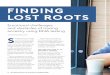 FINDING LOST ROOTS - bc-counsellors.org...By adding your DNA to a database, it also helps Emotional challenges and obstacles of tracing ancestry using DNA testing BY SUE MACDONALD,