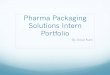 Pharma Packaging Solutions Intern PortfolioWebsite Slider . Website Landing Page . Email Footer for Employees . Eblast Sent to Potential New Clients . LinkedIn Background for Employees