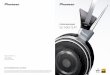 STEREO HEADPHONES SE-MASTER1 - Pioneer Electronics USA · The Pioneer headphones story begins. These fully enclosed, dynamic SE-1s used stereo sound to deliver a wide sound stage