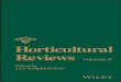 HORTICULTURAL REVIEWS Volume 47 · American Society for Horticultural Science International Society for Horticultural Science. HORTICULTURAL REVIEWS Volume 47 Edited by Ian Warrington