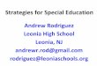 Leonia High School Andrew Rodriguez Leonia, NJ Strategies ...projects.ias.edu/pcmi/hstp/sum2017/afternoon/... · Strategies for Special Education Andrew Rodriguez Leonia High School