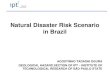 Natural Disaster Risk Scenario in Brazil - ABC · 2018-03-17 · Natural Disaster Risk Scenario ... (oil refinery plant, highways, pipelines of gas, oil and water, eletric ... products
