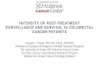 Intensity of Post-Treatment Surveillance and …...INTENSITY OF POST-TREATMENT SURVEILLANCE AND SURVIVAL IN COLORECTAL CANCER PATIENTS George J. Chang, MD, MS, FACS, FASCRS Professor