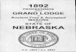  · PROCEEDINGS OF THE GRAND LODGE OF NEBRASKA AT ITS TIIIRTY-FIFTH ANNUAL COMMUNICATION, Held at Omaha, June 15, 16 and 17, 5892. THE Grand Lodge of the Most Ancient and Honorable