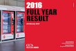Full year result - ASX · Coca-Cola Amatil 2016 Full Year Result 2 DISCLAIMER Coca-Cola Amatil advises that these presentation slides and any related materials and cross referenced