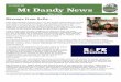 Mt Dandy News · 2020-02-20 · Mt Dandy News Discover 18TH FEBRUARY 2020 . COMPASS Thank you for persevering with getting used to Compass. ... session on Tuesday the 3rd of March