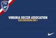VIRGINIA SOCCER ASSOCIATIONvsaonline.org/_files/VSAclubcurriculumPART1.pdf · pathway / progression club philosophy / style of play / systems of play player standards and expectations