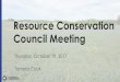 Resource Conservation Council Meeting2017/10/19  · Public Meeting on Funding Plan (NCTCOG Offices) Oct. 9, 2017 RCC Meeting - Approve Funding Plan and CFP Criteria Oct. 19, 2017