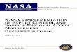 Final Report - IG-16-022 - NASA's Implementation of Export ... · NASA’s Implementation of Export Control and Foreign National Access Management Recommendations May 26, 2016 NASA