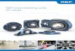 SKF insert bearing units UC range · 2020-04-10 · SKF UC bearing units are designed with a set screw locking feature, to operate in environments where systemic vibrations are characteristic