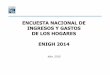 Encuesta Nacional de Ingresos y Gastos de los Hogares ...€¦ · Este documento contiene los principales resultados de la Encuesta Nacional de Ingresos y Gastos de los Hogares (ENIGH)
