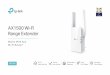 AX1500 Wi-Fi Range ExtenderUK...2019/12/27  · Extend AX1500 Wi-Fi to Your Whole Home Highlights Faster Wi-Fi 6 Speed Turbocharge your devices with wireless speeds of up to 1.5Gbps