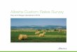 Alberta Custom Rates Survey€¦ · Hay and Silage Operations 2018. Prepared By: Alberta Agriculture and Forestry, Economics and Competiveness Branch, Statistics and Data Development