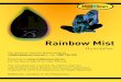 Rainbow Mist - Medescan€¦ · The Medescan Rainbow Mist is an Ultrasonic humidifier. An ultrasonic humidifier atomises water into ultra-fine particles of 1-5um using the principle