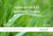 Update on Irish & EU Beef Market Situation · Growing the success of Irish food & horticulture Increase 2015: +6.2% 800 1,000 1,200 1,400 1,600 1,800 2,000 2,200 Head Annual Calf