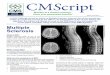 CMScript - Council for Medical Schemes · • Remitting Relapsing Multiple Sclerosis (RRMS) is the most common of the four types of MS and is charac-terised by unpredictable relapses