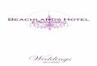 Weddings - Beachlands Hotel · Beachlands: The Testimonial eachlands Hotel offers very good levels of hospitality & service, staff being very friendly and well presented… English