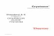 Cryotome Standard and Electronic Operator Guide - 77210163 ...tools.thermofisher.com/content/sfs/manuals/Cryotome Operator Gui… · 4 77210163GB Issue 3 wELCOME 1 INTRODUCTION Welcome