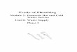 Trade of Plumbing - eCollege · Trade of Plumbing Module 2: Domestic Hot and Cold Water Service Unit 8: Water Supply Phase 2 . Trade of Plumbing – Phase 2 Module 2 ... Document