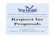 Pennsylvania Sea Grant College Program Request for Proposals Sea Grant... · 2019-01-25 · The Pennsylvania Sea Grant College Program seeks pre-proposals for its next funding cycle,