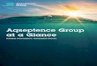 Aqseptence Group at a Glance...Aqseptence Group at a Glance 2 3 About Us Aqseptence Group is a leading global supplier of specialized pro ducts, equipment and system solutions for