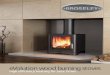 eVolution wood burning stoves - Amberglow · 2017-12-04 · cottage. Yet the eVolution stoves make themselves at home in traditional or contemporary surroundings. In performance,