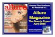 Greens First Products As Featured In Allure MiMagazine NEW MAKEUP Cool Shades for Spring Shiny, Bouncy