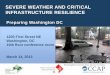 SEVERE WEATHER AND CRITICAL INFRASTRUCTURE RESILIENCEccap.org/assets/1-Severe-Weather-and-Critical-Infrastructure... · E.g., Hazard Mitigation and Climate Change Adaptation . THERE’S