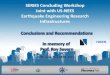 Joint with US-NEES Earthquake Engineering Research … Remar... · 2013-06-07 · SERIES Concluding Workshop Joint with US-NEES Earthquake Engineering Research Infrastructures Conclusions