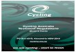 TABLE OF CONTENTS - Cairns Cycling Club | Cairns Cycling€¦ · Cycling Australia – Technical regulations – revised 01/04/2013 6 3.3.02 Numbers shall be the same for all disciplines,