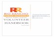 VOLUNTEER HANDBOOK - Rio Rancho Public Schools · Process all non-student teacher/coach volunteer applications. Provide the Volunteer application on the RRPS website. ... If a student