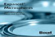 Expancel Microspheres - Boud Minerals · microspheres will increase after expansion. The density of the microspheres has an influence on the particle size. For instance, size 40 microspheres