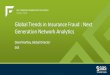 Global Trends in Insurance Fraud : Next Generation Network ... · IFBA estimates that insurance fraud costs more than $2 billion annually VvV estimate that fraud has increased 25%