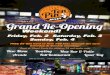 Grand Re-Opening - Ten Pin Alley€¦ · Grand Re-Opening Weekend! Friday, Feb. 2 Saturday, Feb. 3 Sunday, Feb. 4 FREE $5 Gift Card to first 100 kids through the door Saturday & Sunday