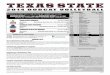 TEXAS STATE...low Bobcat Volleyball. In addition to the Texas State Athletics Website, the volleyball program has several social media web pages which pro-vide updated information
