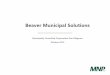 Beaver Municipal Solutions … · Corporate & Governance Structure Financial Analysis Pricing Analysis BMS’s proposed operations align with regulations and industry comparables