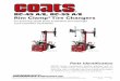 RC-45 A/E, RC-55 A/E - Coats · 2015-11-04 · Rim Clamp ® Tire Changers For ... 1 Foot Pedal Assemblies Electric Model Foot Pedal Assembly Item Part No. Description 1 8103737 Release
