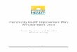 Community Health Improvement Plan Annual Report, 2014osceola.floridahealth.gov/programs-and-services/community... · 2020-07-08 · Improve population-based cardiovascular disease