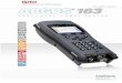 VDSL+ADSL COMBI TESTER - Tiptel 163… · By means of concurrent triple-play tests, the ARGUS 163 can perform authentic stress tests on copper (DSL, ETH) or glass fibre-based interfaces