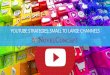 YOUTUBE STRATEGIES: SMALL TO LARGE CHANNELS · 2019-07-08 · TEST EVERYTHING –1.000 TO 100.000 Test EVERYTHING If you do it earlier, you won’thave enough data to make valid desicions