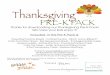 PRE-K PACK · Thanksgiving Thanks for downloading our Thanksgiving Pre-K Pack! We hope your kids enjoy it! Included in this Pre-K Pack is: Prewriting Practice Sheets - Cutting Practice