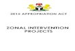 ZONAL INTERVENTION PROJECTS · 53 education support programme at apa agatu, benue state oyo education education 16,000,000 54 graduate training and empowerment at abua odua/ahoada