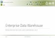 Enterprise Data Warehouse-Expanded capabilities for data discovery FY 2016 ... Data Extract Tool ... Extract, Transform, Load (ETL) Informatica Cognos Business Intelligence (BI) Non-Business