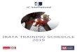 2019 IRATA TRAINING SCHEDULE - JC International · IRATA TRAINING SCHEDULE 2019. 2019 ACCREDITATIONS & PROFESSIONAL MEMBERSHIPS ... training@jcinternationalng.com BATCH 1 (LEVEL 1)