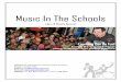Music In The Schools - Jazz Education Inc. · Music In The Schools (Jazz & Poetry Series) FACTS Music In The Schools is an annual event, held each February in celebration with Black