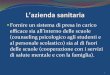 L’azienda sanitariaumbria.coni.it/images/umbria/Lezione_disagio_Lo_Destro... · 2015-11-25 · L’azienda sanitaria Fornire un sistema di presa in carico eﬃcace sia all’interno