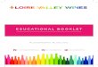 EDUCATIONAL BOOKLET - Loire Valley Winesloirevalleywine.com/wp-content/uploads/2018/08/EDUCATIONAL-BO… · aoc wines production french aoc wines production number of aoc sparkling