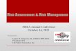 FHEA Annual Conference...FMEA Failure Mode & Effect Analysis (FMEA) •Defined responses to various types of unanticipated adverse events and processes for conducting proactive risk